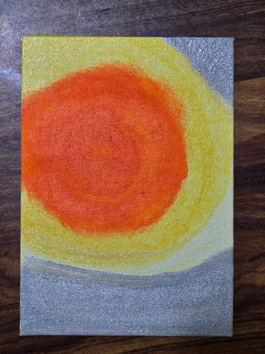 Solar Pulse – Acrylic Art on Canvas”