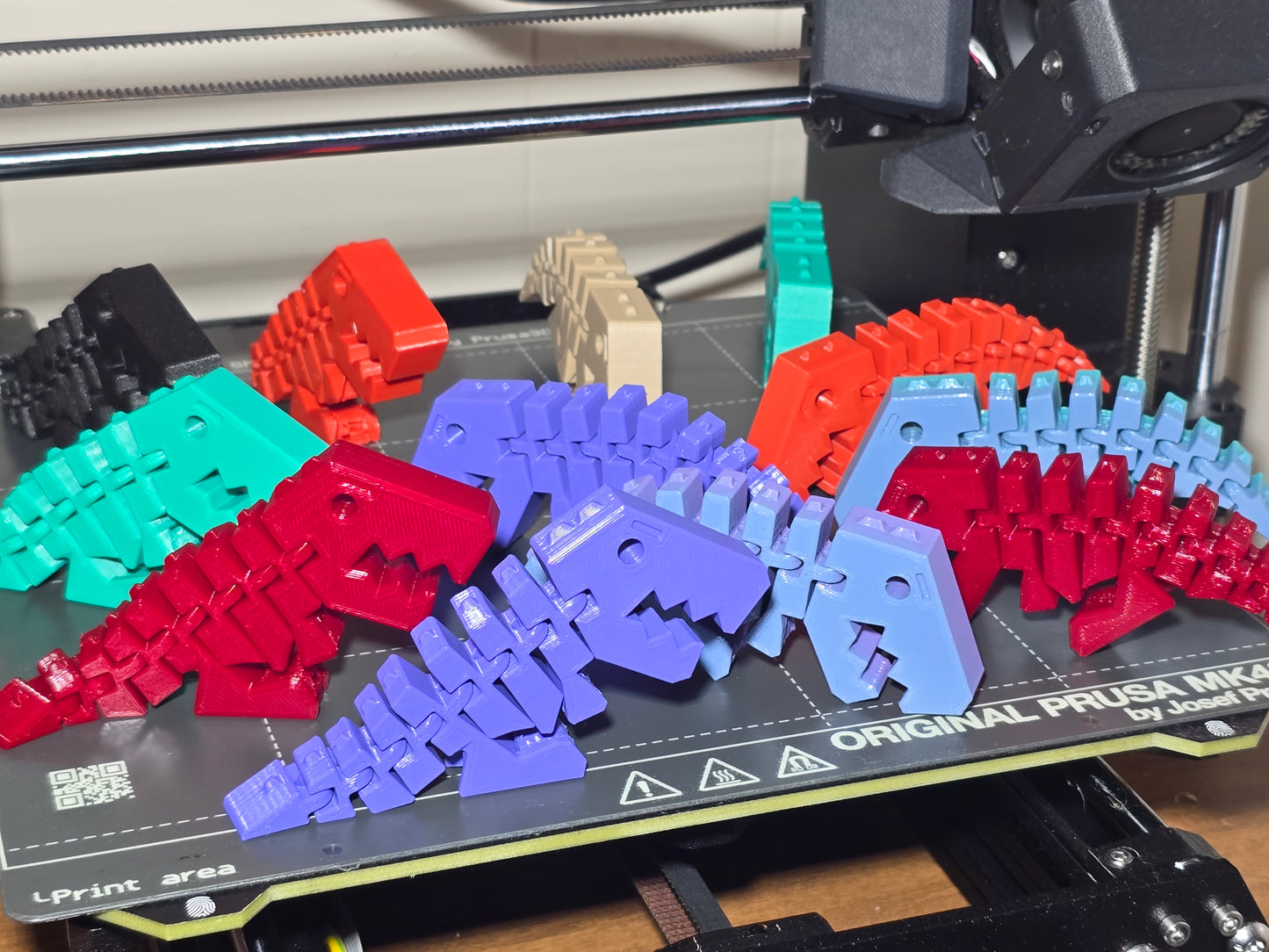 🦖 Flexi Rex – Articulated 3D Printed Dinosaur Toy