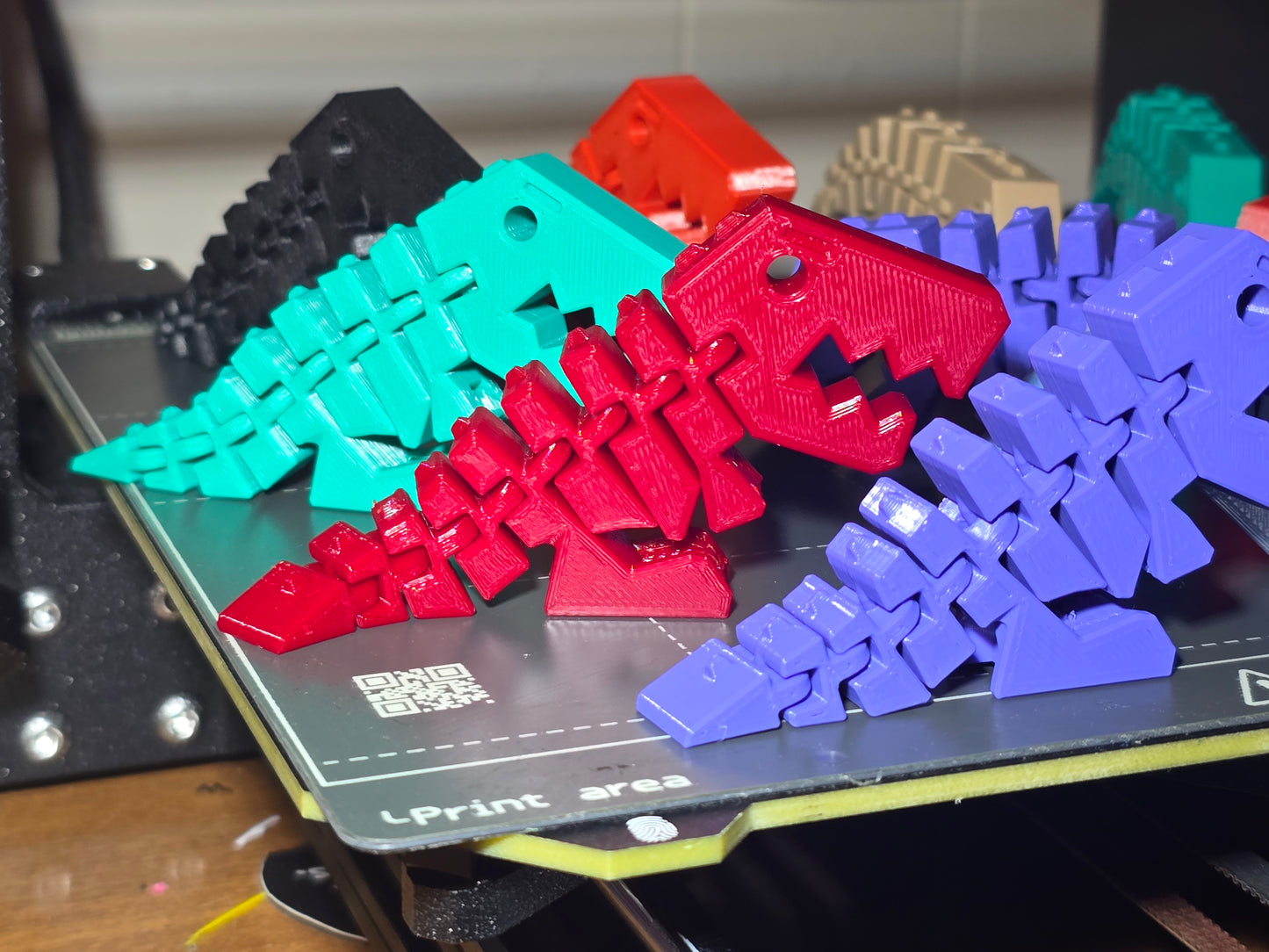 🦖 Flexi Rex – Articulated 3D Printed Dinosaur Toy