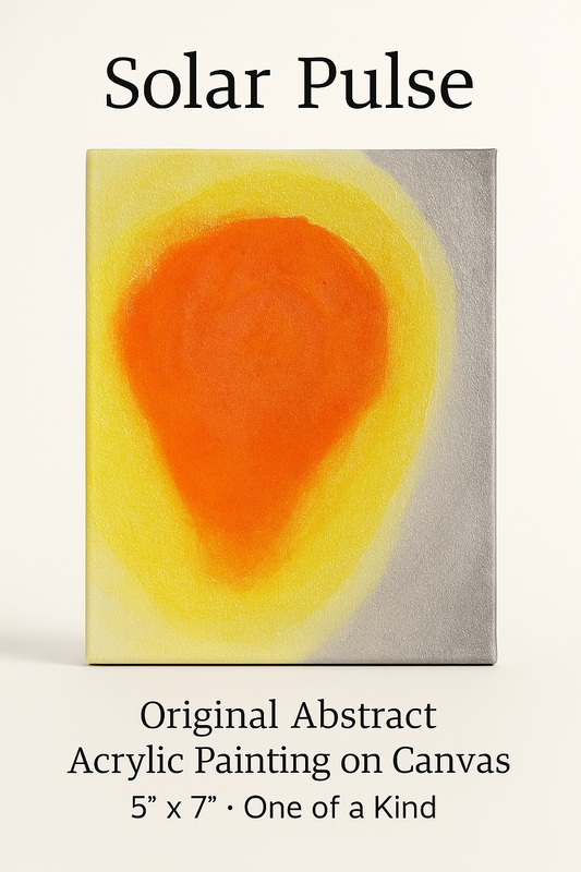 Solar Pulse – Acrylic Art on Canvas”