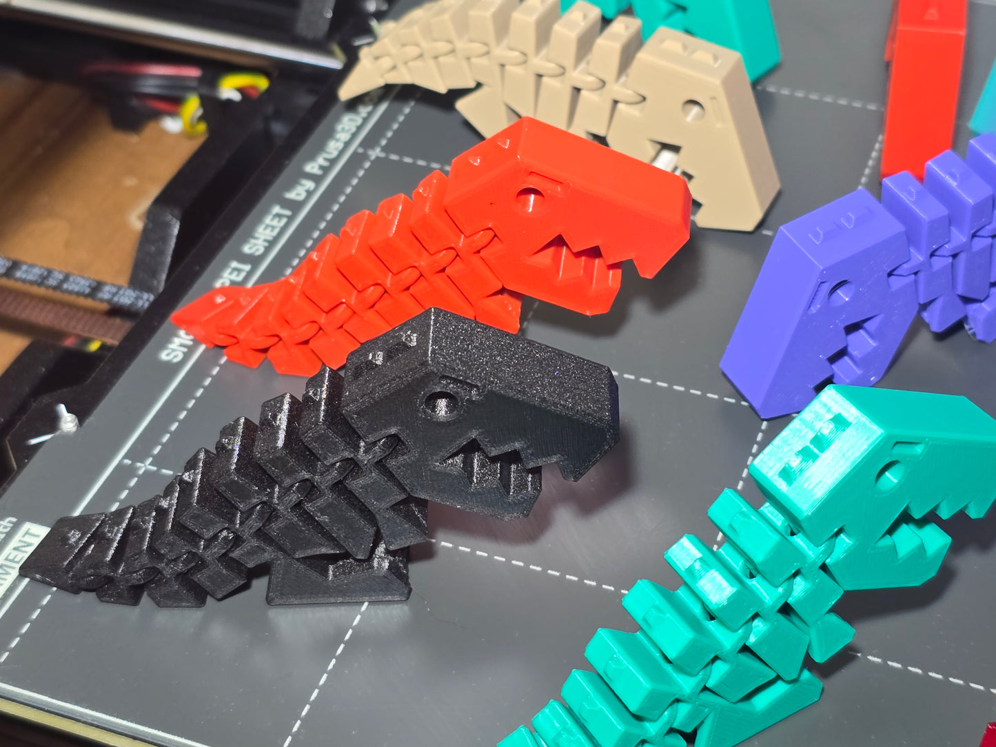 🦖 Flexi Rex – Articulated 3D Printed Dinosaur Toy